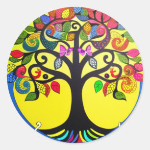 Tree of Life Classic Round Sticker
