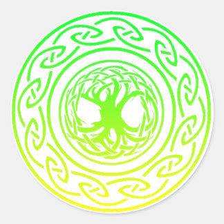 tree of life classic round sticker