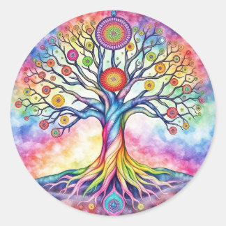 Tree of Life Classic Round Sticker
