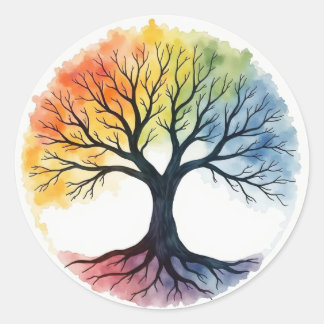 Tree of Life Classic Round Sticker