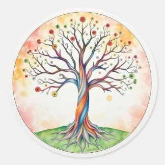 Tree of Life Classic Round Sticker