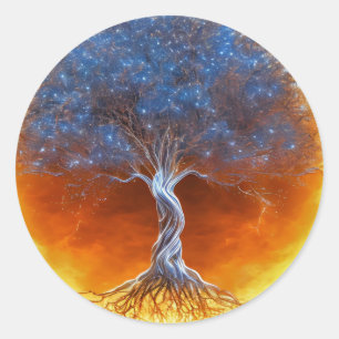 Tree of Life Classic Round Sticker