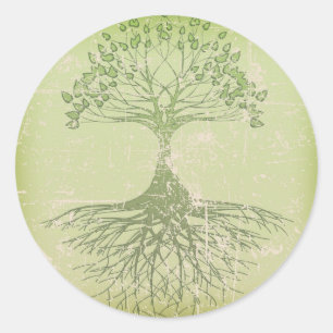 Tree of Life Classic Round Sticker