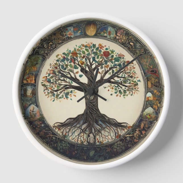 Tree Of Life Clock (Front)
