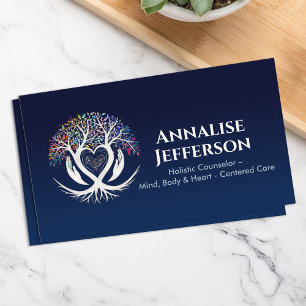 Tree of life - Compassion -Heart-Centred Support Business Card