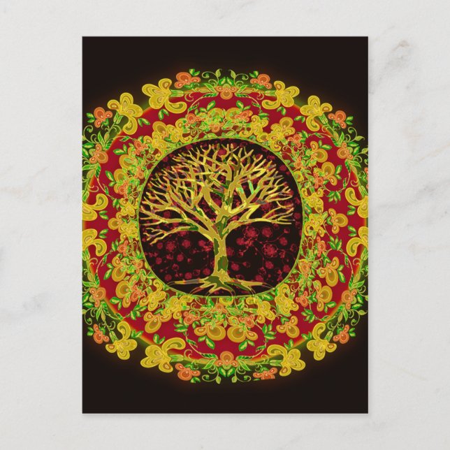 Tree of Life Constant Change Postcard (Front)
