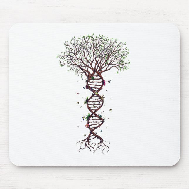 Tree of Life DNA Genetics Biology Environment Mouse Pad (Front)
