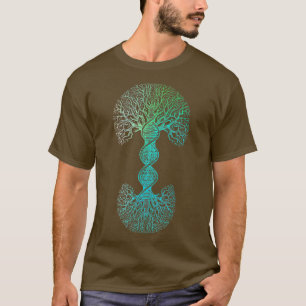 Tree Of Life DNA Science Genetics Earth Day Geneal T-Shirt