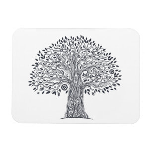 Tree Of Life Doodle Magnet