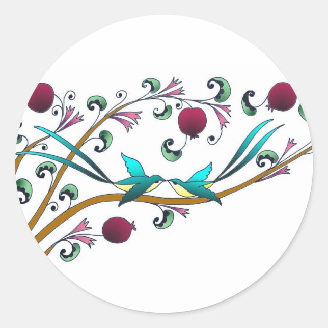 Tree of life envelope seal stickers (Front)