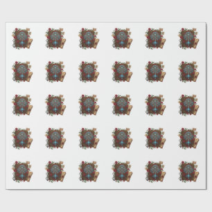 Tree of Life Fantasy Spell Book design Wrapping Paper