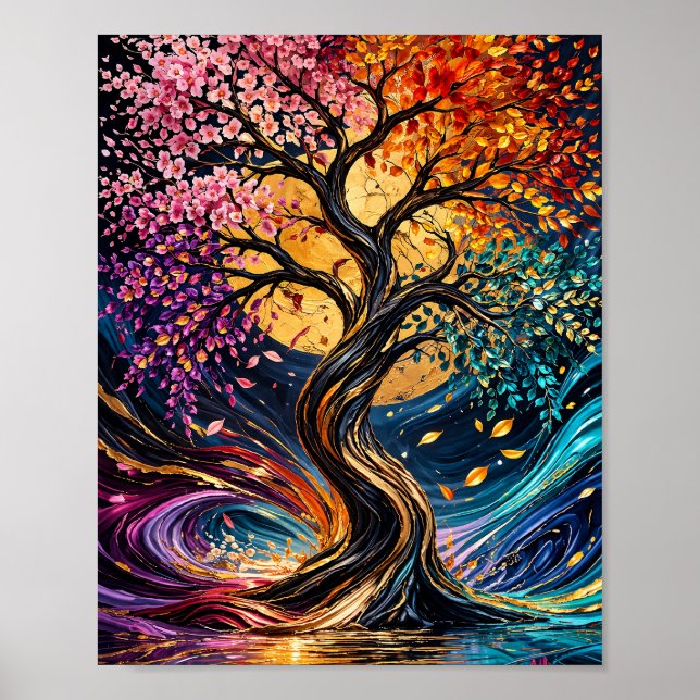 Tree of Life Four Seasons Poster (Front)