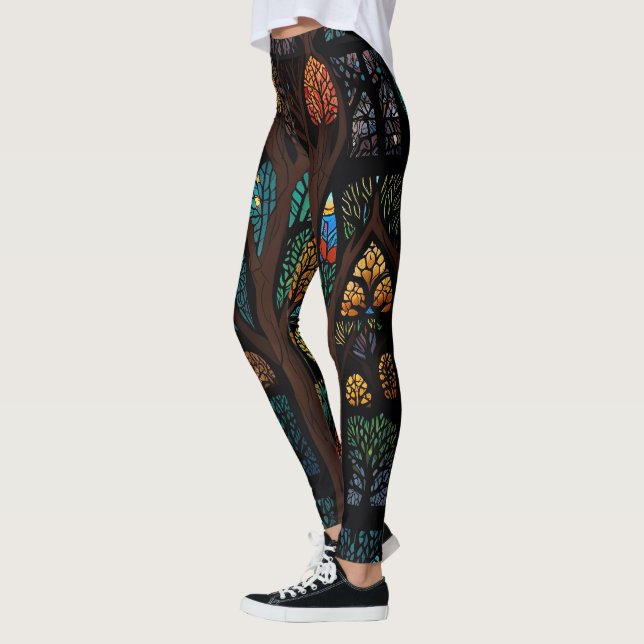 Tree of Life Girl Power & Love  Leggings (Left)