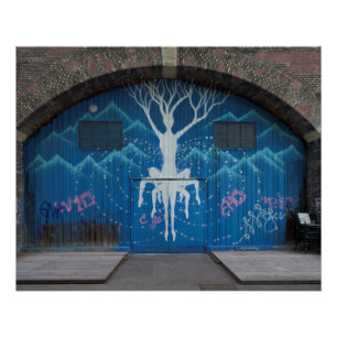 Tree Of Life Graffiti Poster