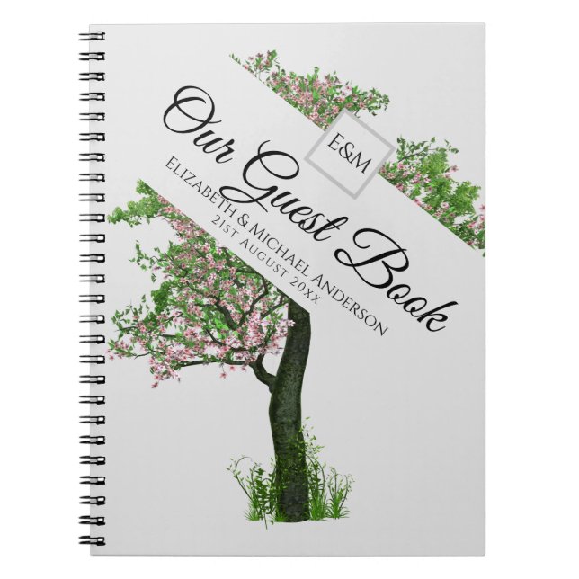 Tree of Life Guest Book Wedding or Memorial Other (Front)