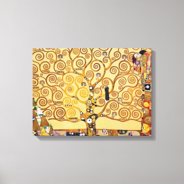 Tree Of Life Gustav Klimt Canvas Print (Front)