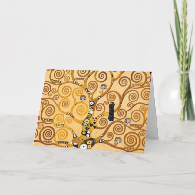 Tree Of Life Gustav Klimt Card (Front)