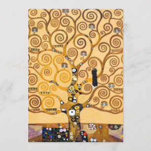 Tree Of Life Gustav Klimt Invitation