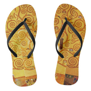 Tree of Life Gustav Klimt Nouveau Jandals