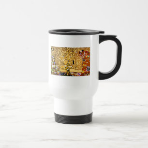 Tree of Life Gustav Klimt Nouveau Travel Mug