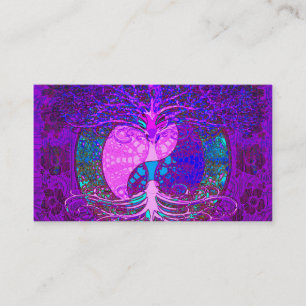Tree of Life Heart Business Card