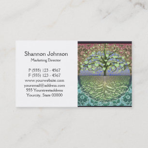 Tree of Life Hearts and Love Business Card