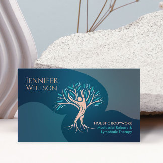 Tree of life Holistic Bodywork Therapist Business Card