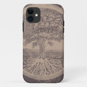 Tree of Life in Brown Case-Mate iPhone Case