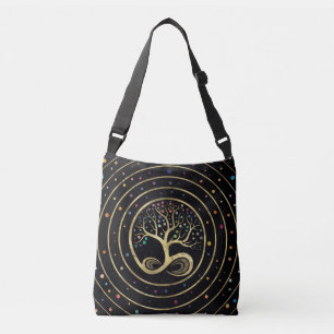 Tree of Life - Infinity Spiral Crossbody Bag