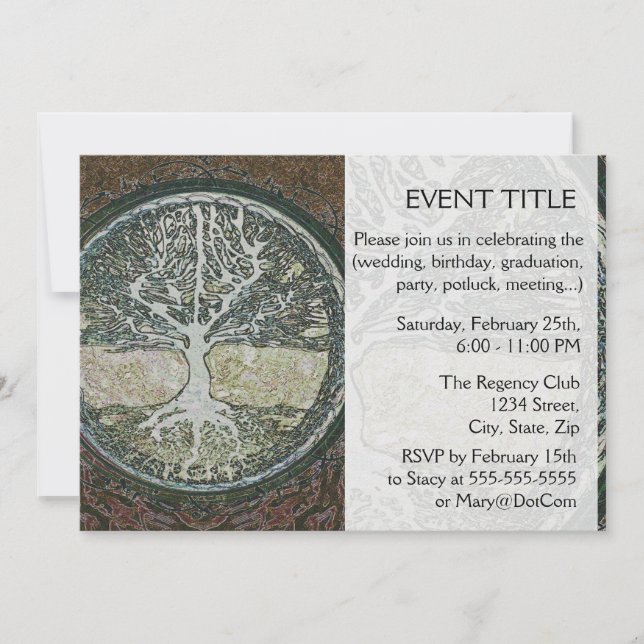 Tree of Life Invitation (Front)