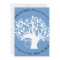 Tree of Life Jewish Wedding Invitation Blue