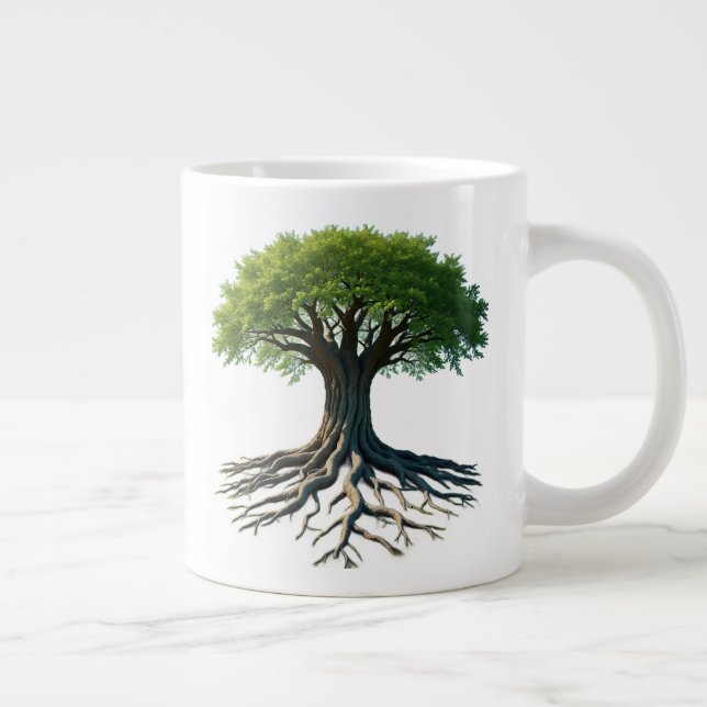 "Tree of Life" Large Coffee Mug (Right)
