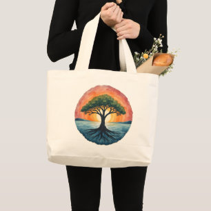 TREE OF LIFE LARGE TOTE BAG