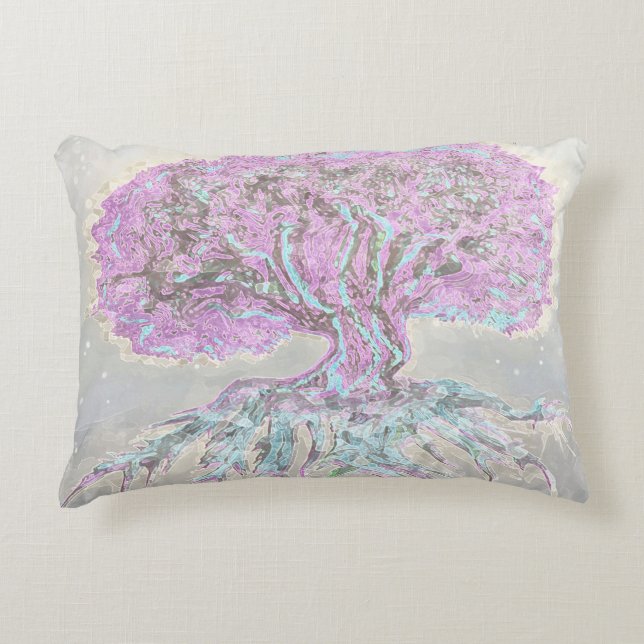 Tree of Life Lightness Decorative Cushion (Front)