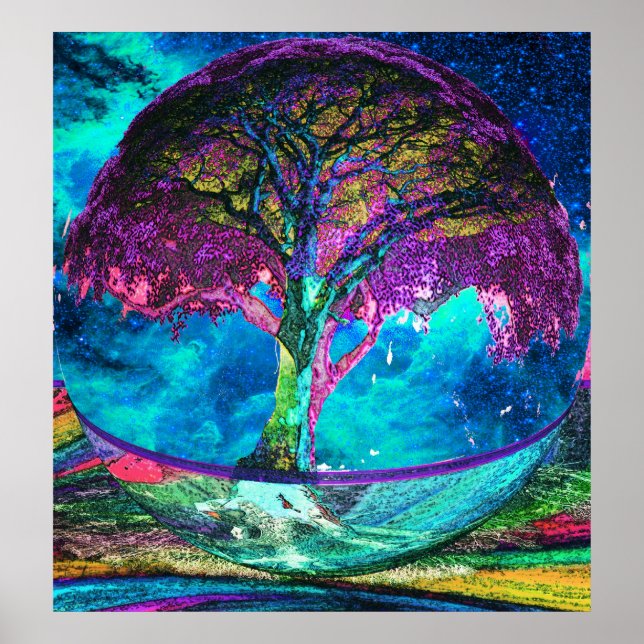 Tree of Life Meditation Poster (Front)