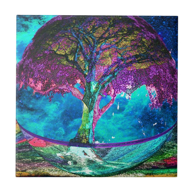 Tree of Life Meditation Tile (Front)