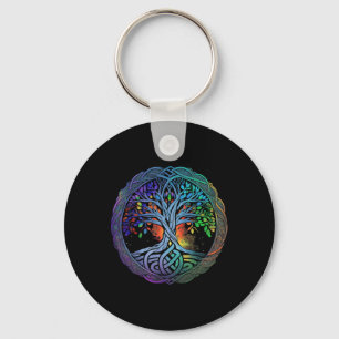 Tree Of Life Meditation Yoga Zen Mindfulness  Key Ring