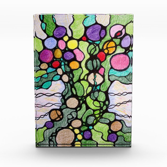 Tree of Life Modern Art Photo Block (Front)