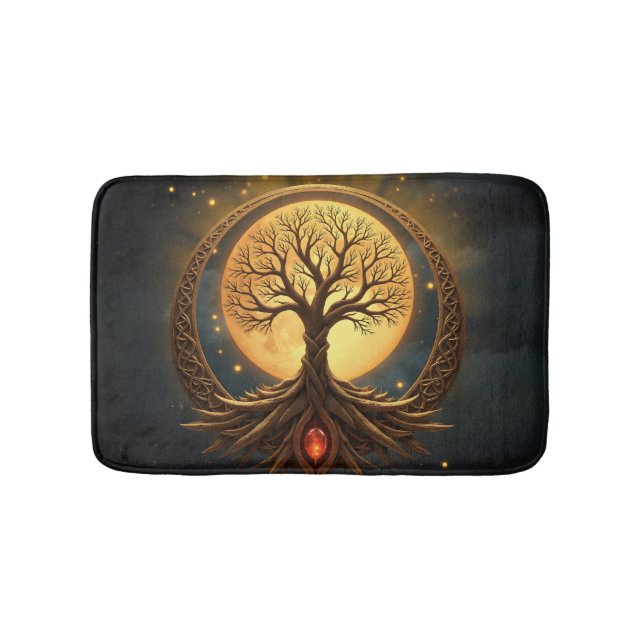 Tree of Life – Moonlit Enlightenment Bath Mat (Front)