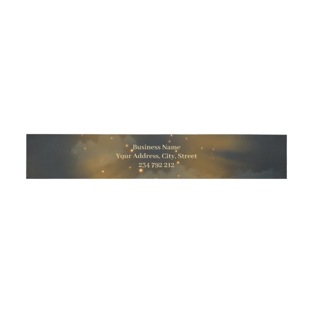 Tree of Life – Moonlit Enlightenment  Invitation Belly Band (Flat)