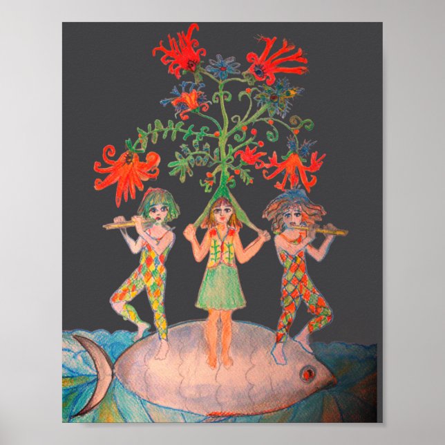 Tree of Life Motif Poster (Front)