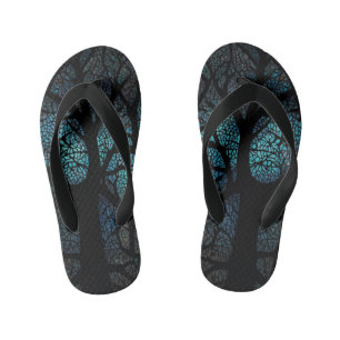 Tree of Life - Mystic Forest Mosaic Kid's Jandals