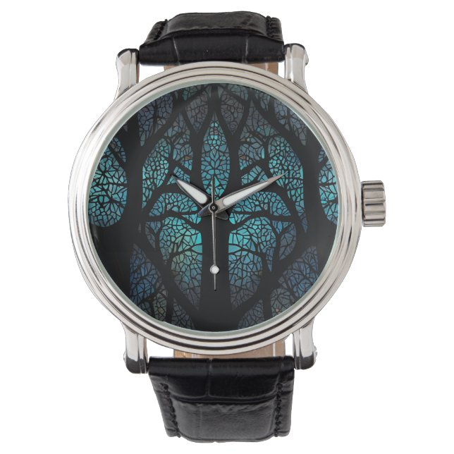 Tree of Life - Mystic Forest Mosaic Watch (Front)