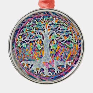 Tree of Life New Beginnings  Amelia Carrie Metal Tree Decoration