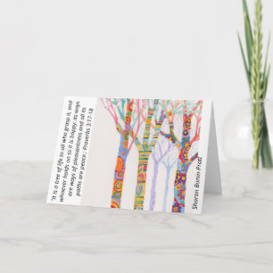 Tree of life notecard by Sharon Bomin-Pratt