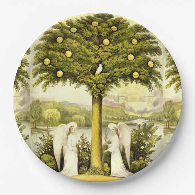 Tree of Life paper plate (Front)