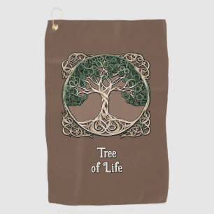 Tree of Life Paper Quilling Golf Towel