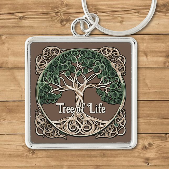 Tree of Life Paper Quilling Key Ring (Creator Uploaded)