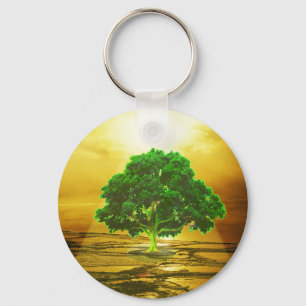 Tree of Life Peace Key Ring