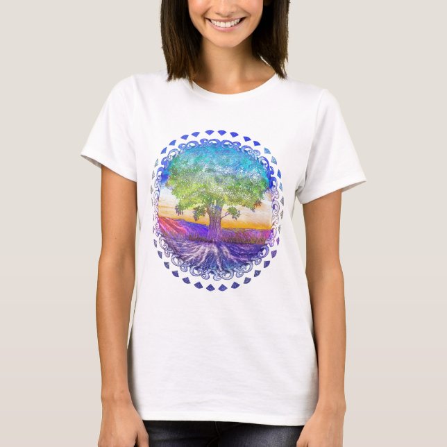 Tree of Life Peace, Love & Balance T-Shirt (Front)